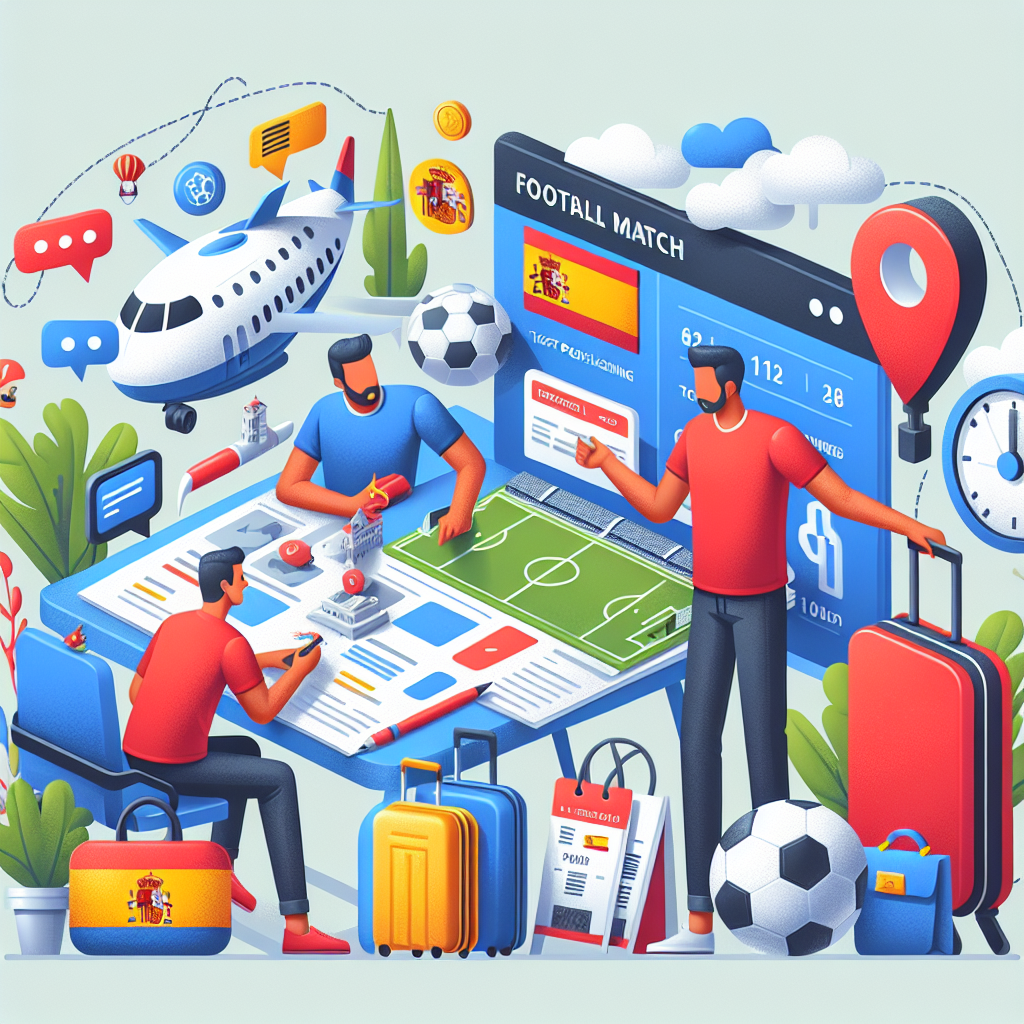 サッカー観戦の計画を立てる